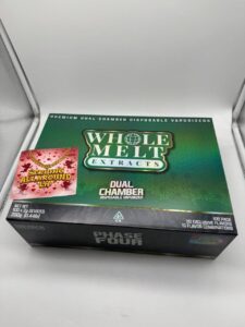 Whole Melt Extracts 2G Disposable Dual Chamber Phase Four wholemelt extracts 2g disposable phase four