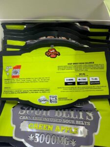Devours Sours Belts 3000MG devours sours belts 3000mg