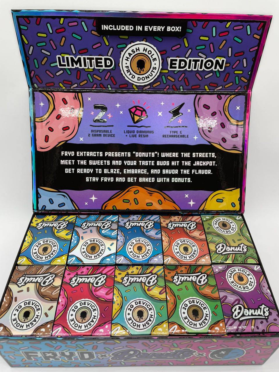fryd donuts 2g disposable fryd donuts 2g disposable