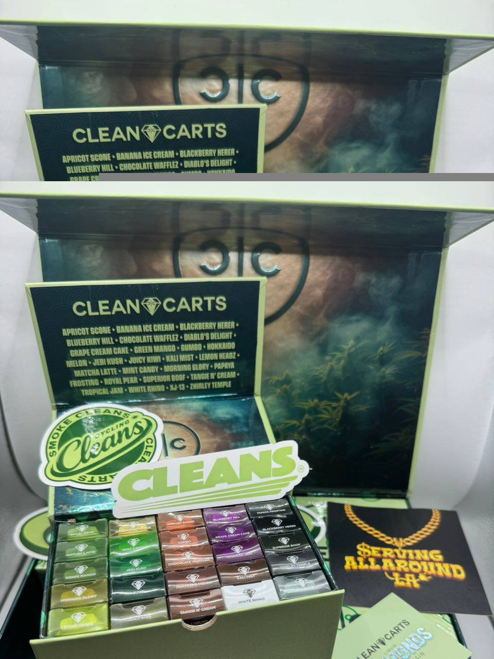clean carts spring green new clean carts 2G Disposable
