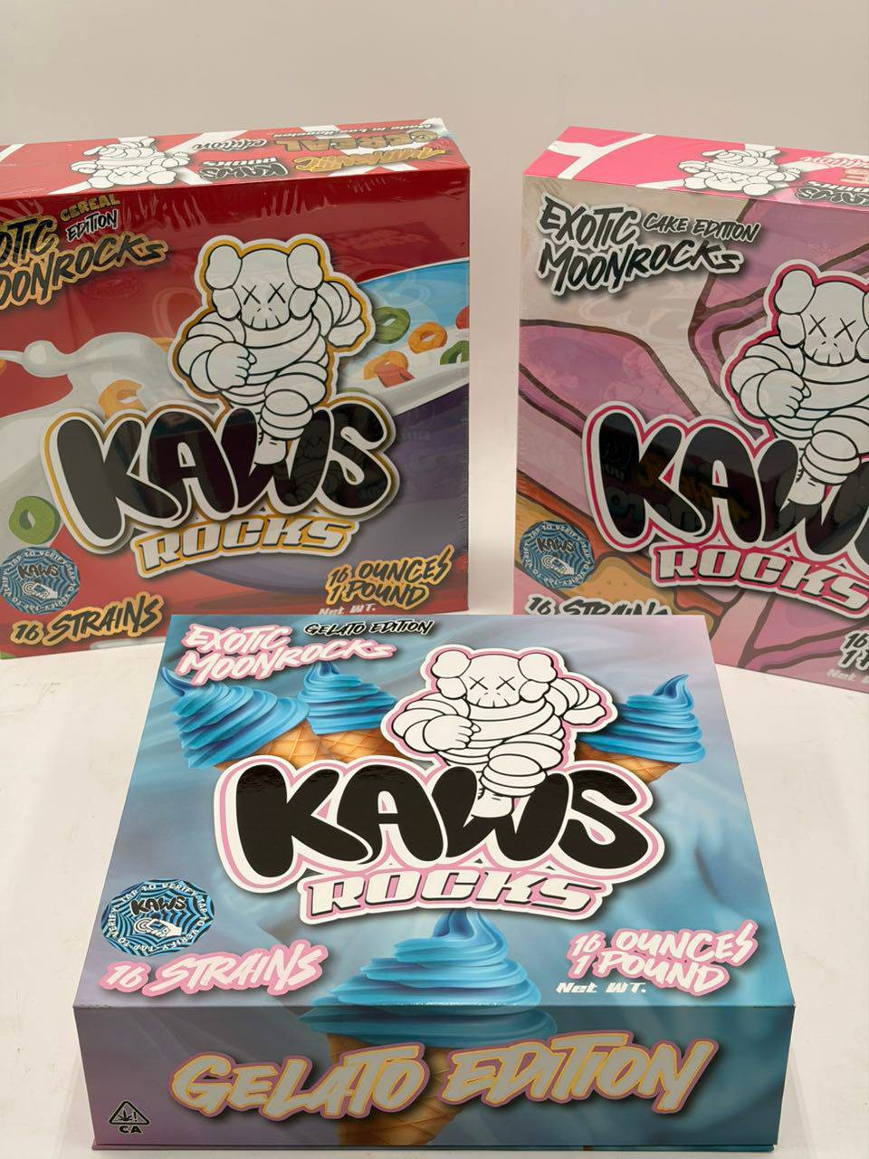kaws rocks gelato edition kaws rocks gelato edition