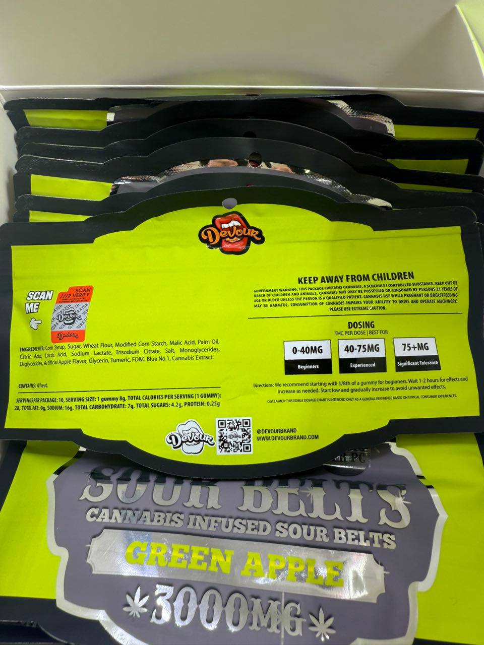 devours sours belts 3000mg devours sours belts 3000mg