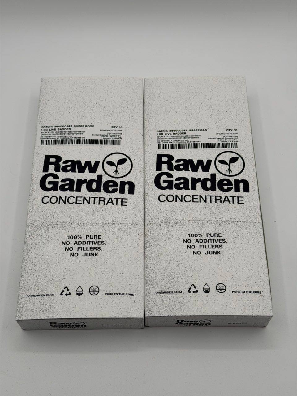 raw garden live badder raw garden live badder