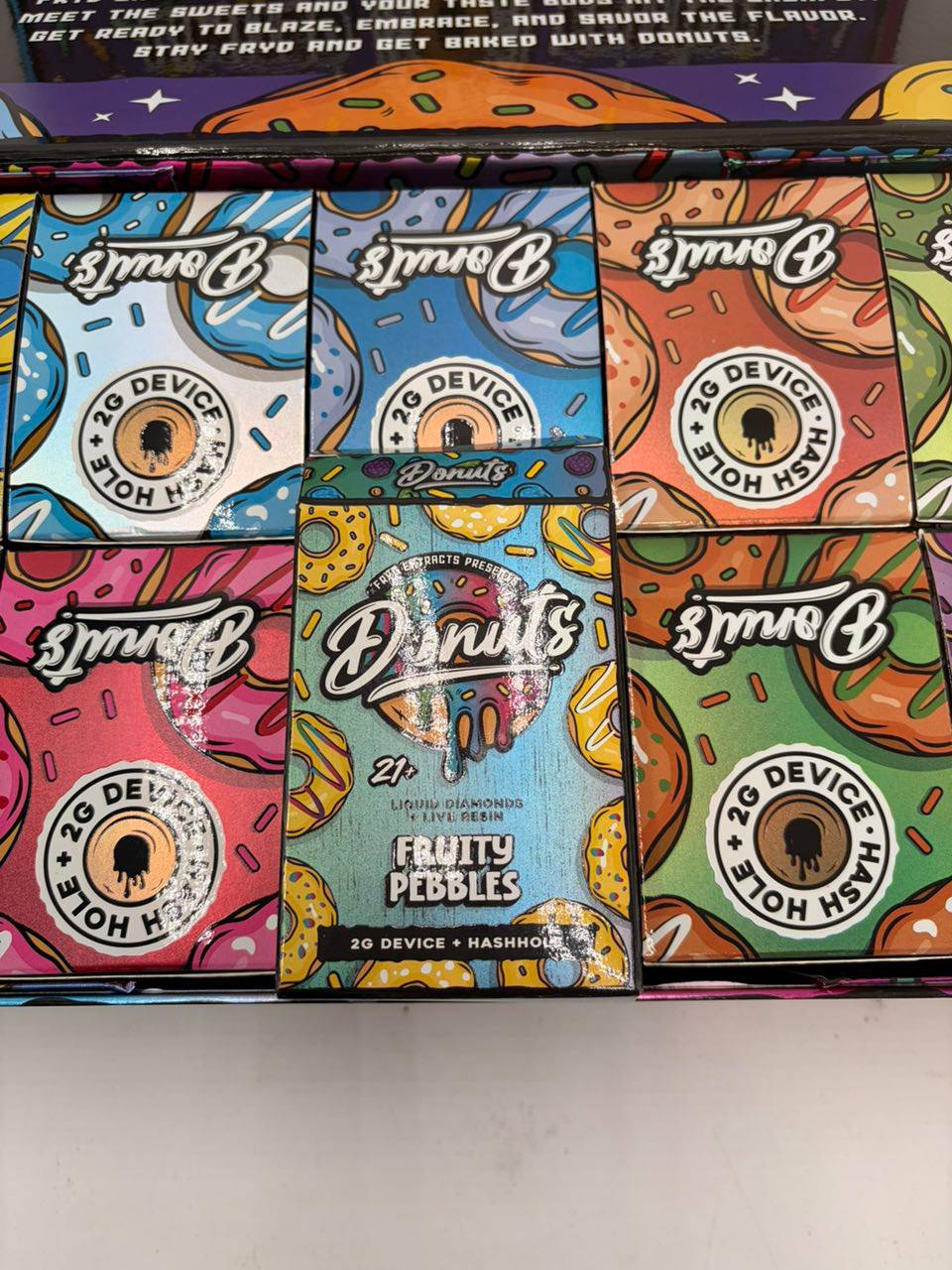 fryd donuts + hash hole 2g disposable fryd donuts + hash hole 2g disposable