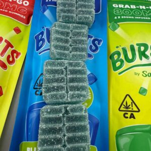 burst grab n go gummies 800mg